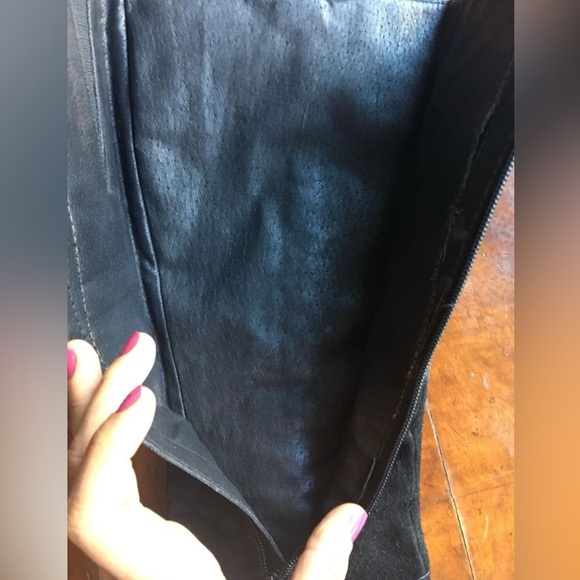 Black Bebe Lace-Up Boots Size 8 - Made in Spain - Picture 2 of 3